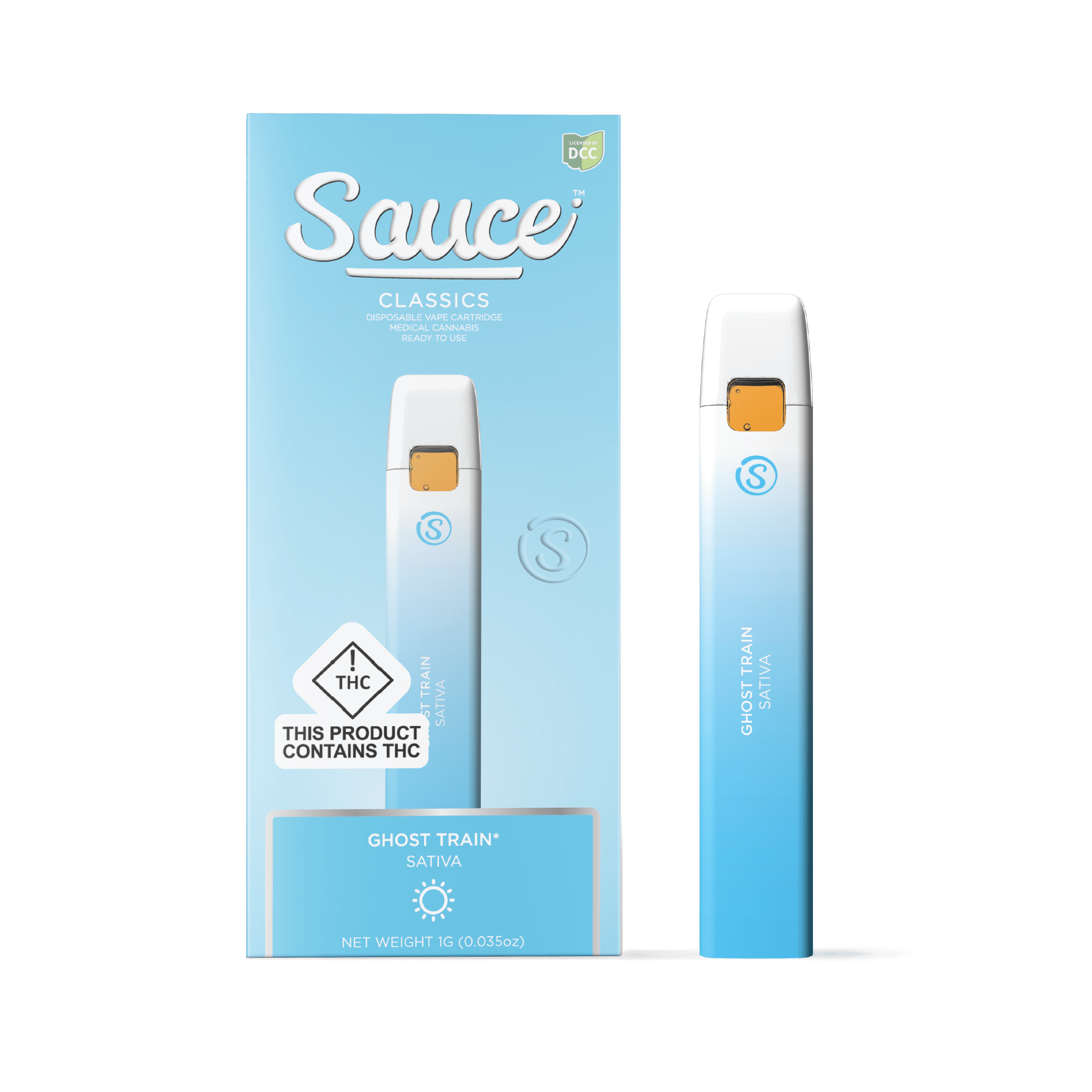 Ghost Train Disposable 1g (Sativa) l Sauce | Columbus
