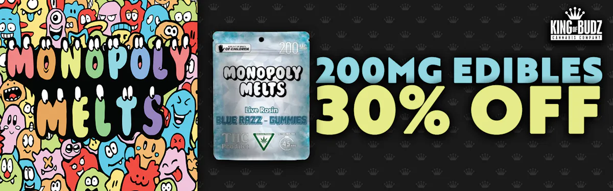 Monopoly Melts 200mg Edibles - 30 Percent OFF