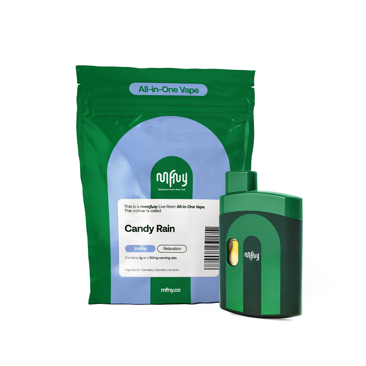 CANNAWAYキャナウェイカートリッジ4本入ベイプ Candy Rain Live Resin AIO | 1g at Verdi - Chelsea