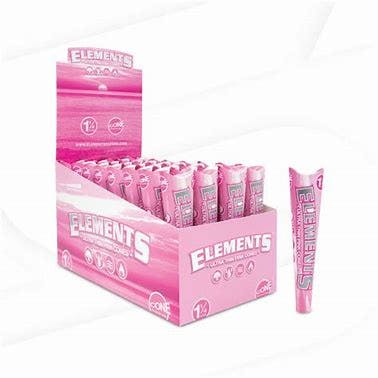 Photo of Elements | Ultra Thin Pink Cones | 3pk | Kingsize