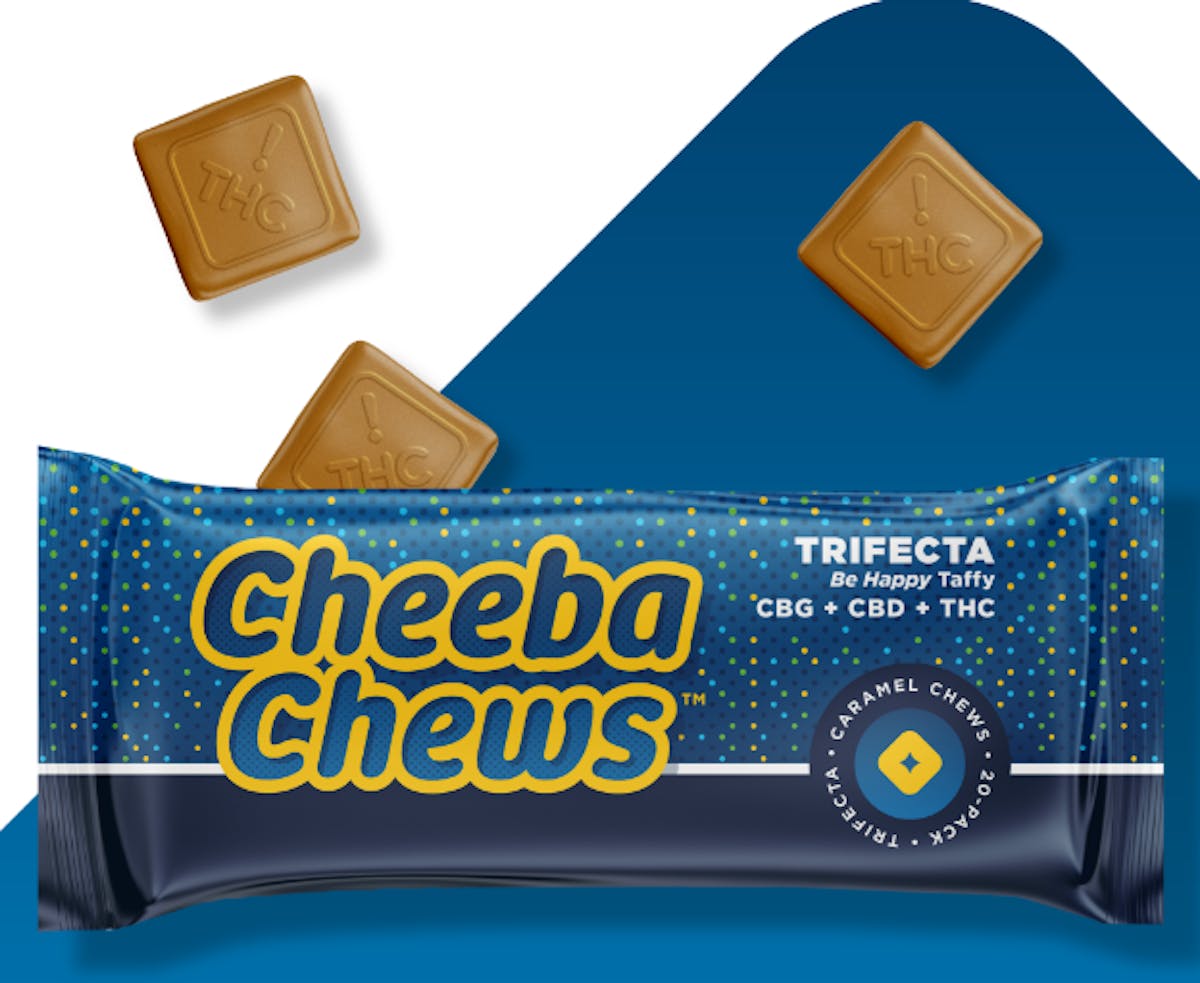 Photo of Cheeba Chew – Trifecta Caramels 1:1:1 (CBG:CBD:THC) 100mg