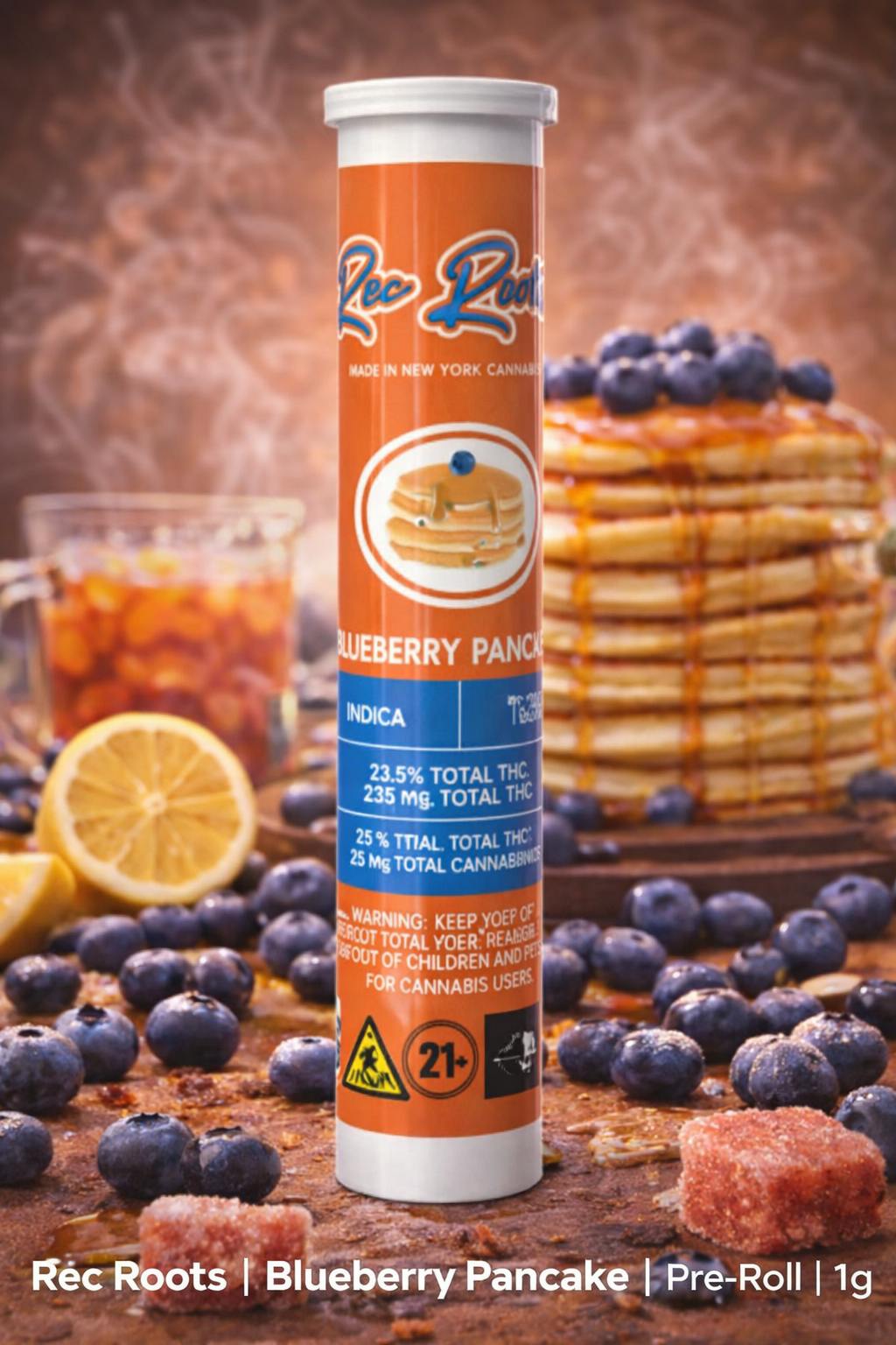 Product Rec Roots | Blueberry Pancakes | Pre-Roll | 1g