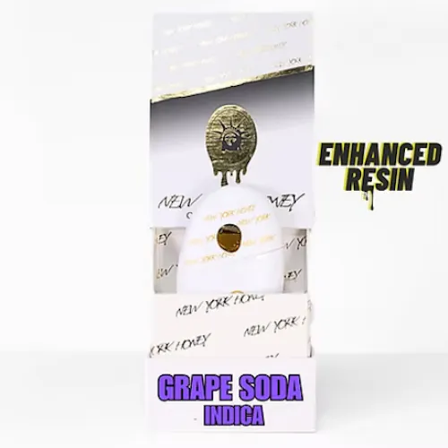 NY Honey Grape Soda Enhanced Resin AIO Vape 1g-active