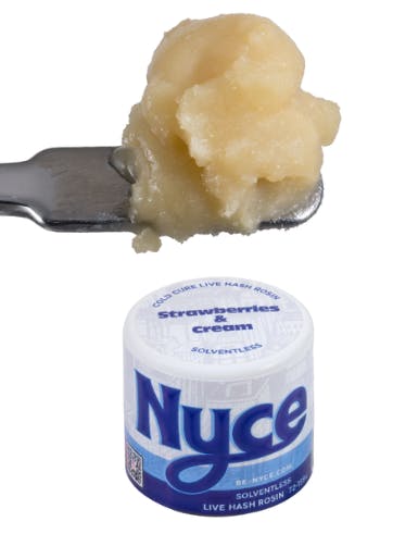 Strawberries & Cream Cold Cure Live Rosin | Nyce