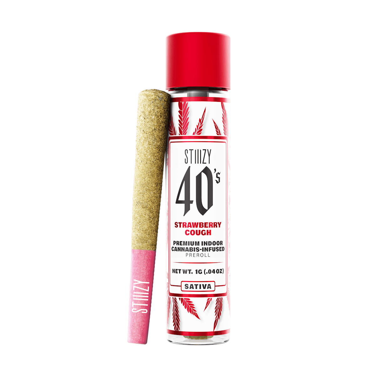 Photo of STIIIZY | Strawberry Cough | 40’s Infused Preroll