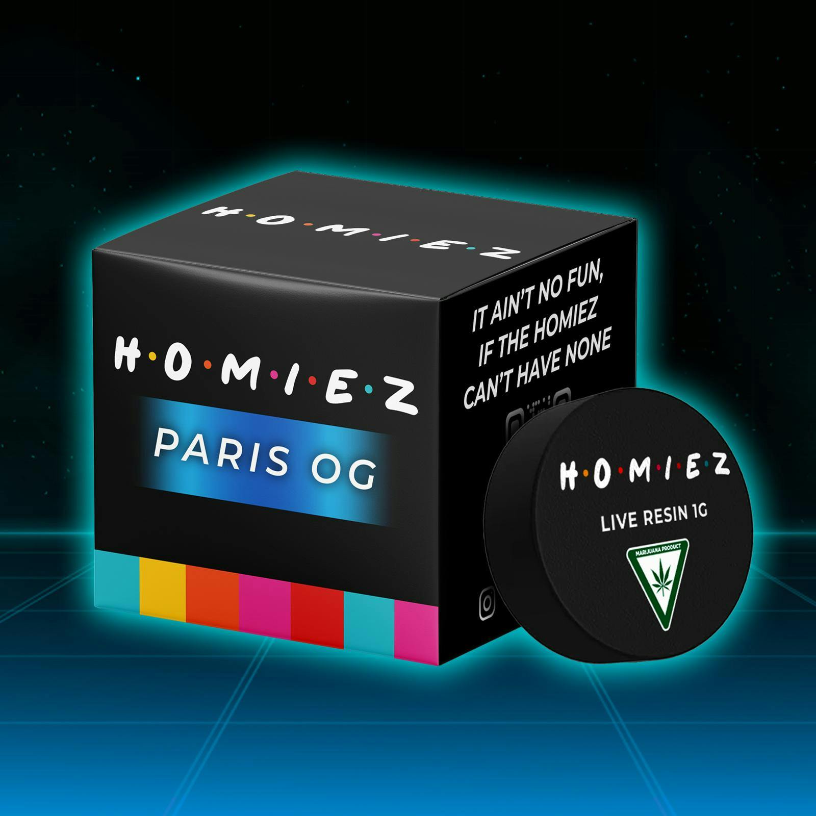 Homiez - 1g Live Resin - Paris OG