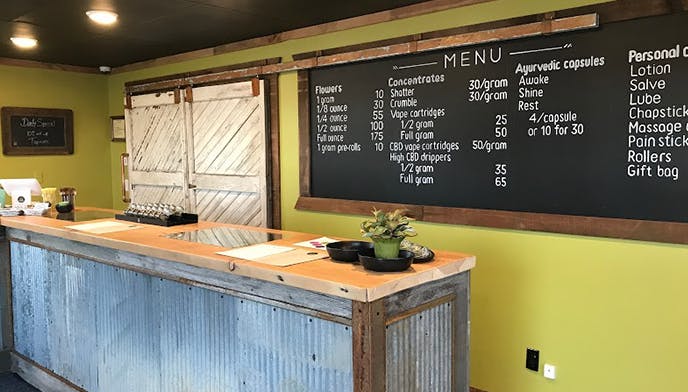 Greenhouse Farmacy Menu