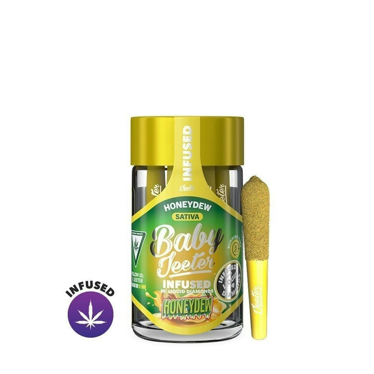Photo of Baby Jeeter Honeydew 5pk Infused Prerolls