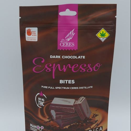 Espresso Chocolate Sativa Bites 10-Pack | 100mg
