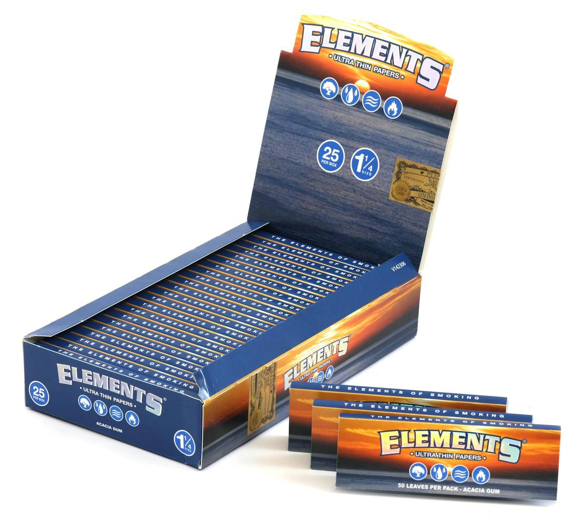 Photo of Elements 1 1/4 Rolling Papers (YBW)