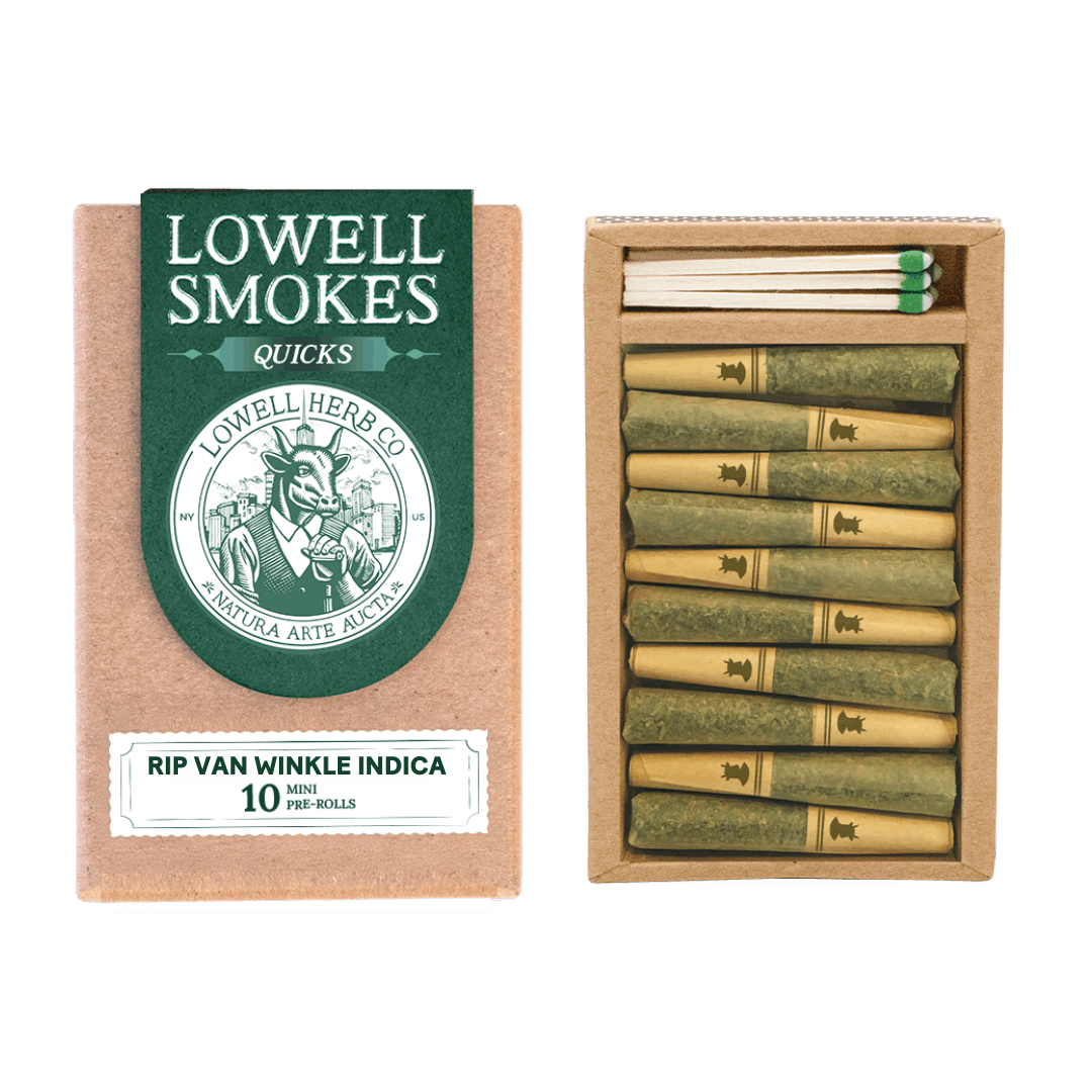 Lowell | Quicks | 0.35g Pre-Roll 10 pack (3.5g) | Rip Van Winkle
