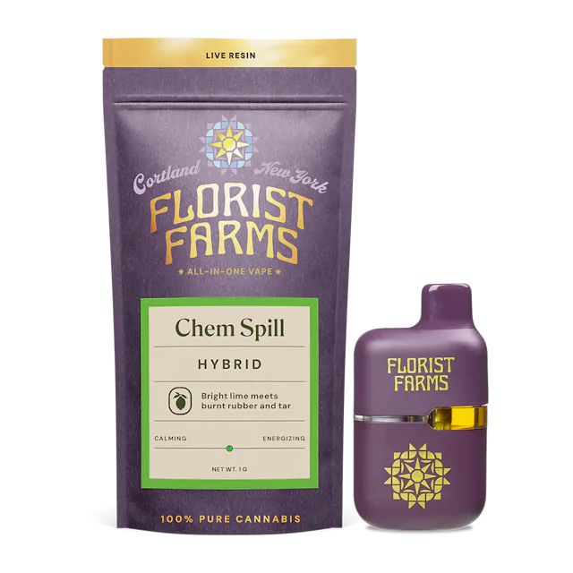 Florist Farms Chem Spill Resin | All-In-One Vape | 1G