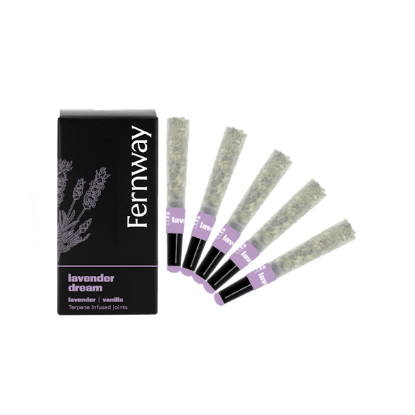 Lavender Dream (I)- 0.5g | 5pk Terpene Infused Pre-Rolls - Fernway