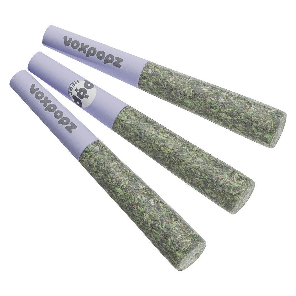 Voxpopz - grape ice crushable infused prjs - 3x0. 5g