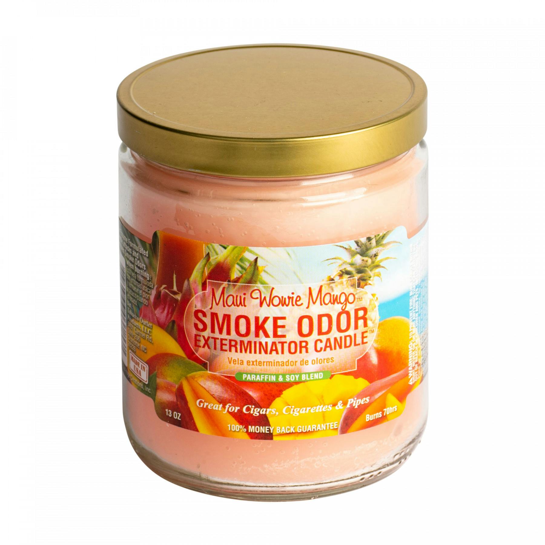 Smoke Odor Exterminator | 13oz Glass Jar Candle - Maui Wowie Mango