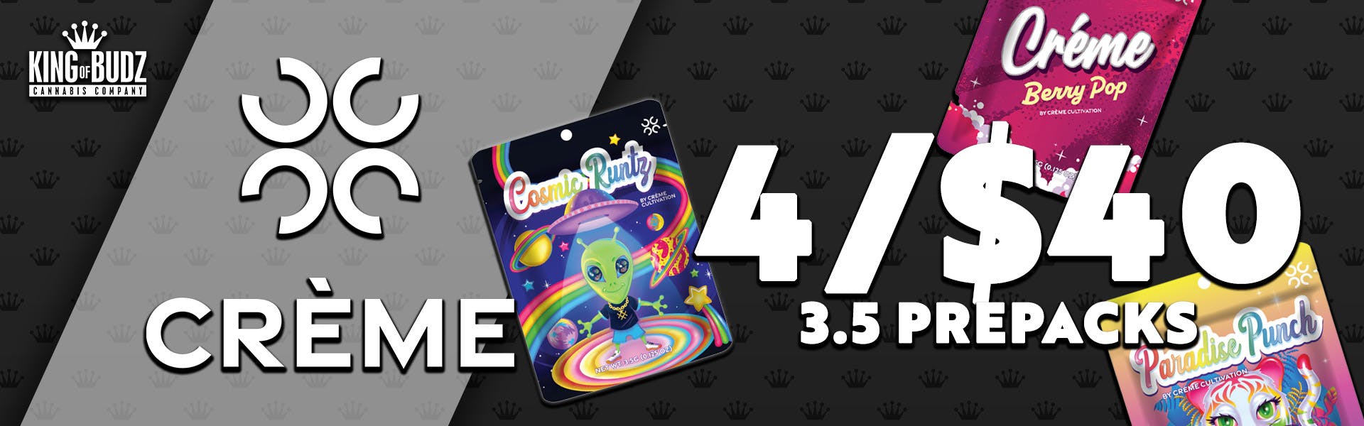Creme Cultivation - 3.5g Prepack - 4/$40