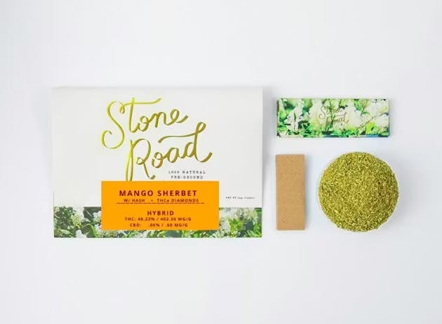 Stone Road | Sweet Mango Dream | Hash + Diamond Infused Pre-Ground Flower