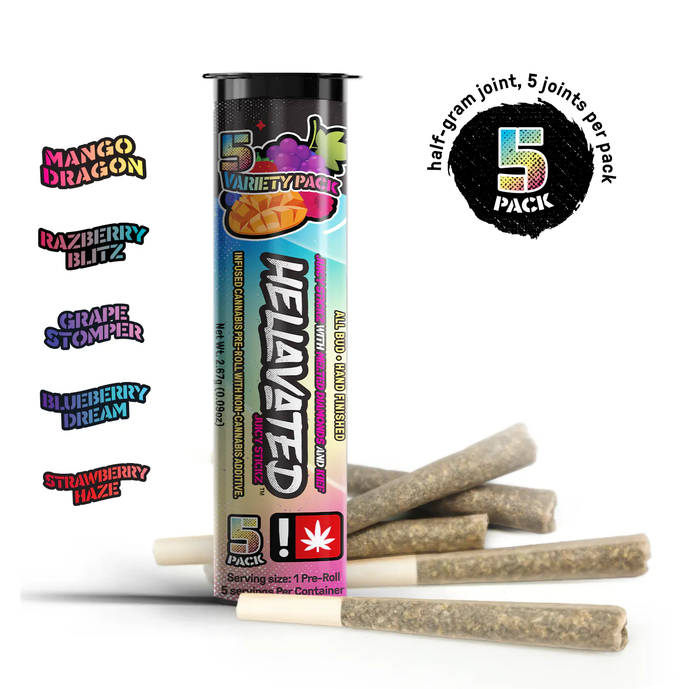 Variety Juicy Stickz 5pk | Medford, OR | Mr. Nice Guy