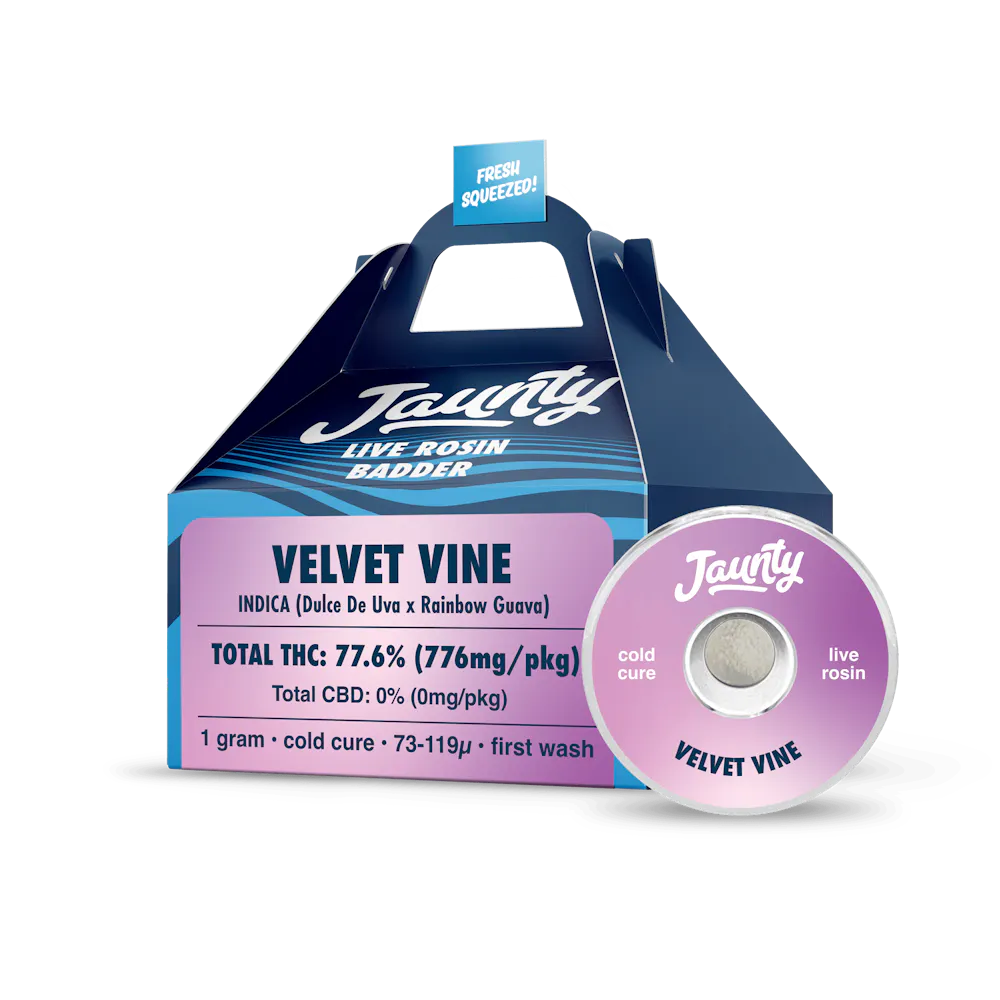 Product Jaunty - Velvet Vine - 1g - Live Rosin Badder