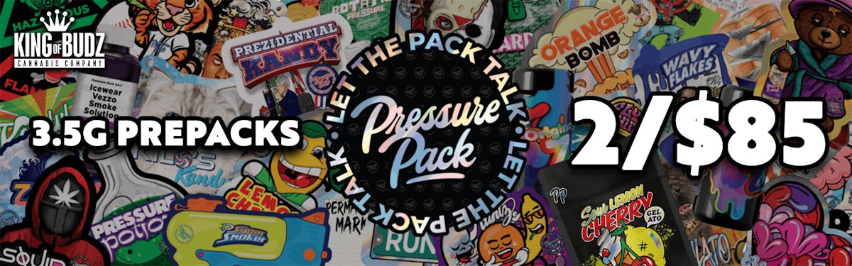 Pressure Pack (LIMITED DROPS) 3.5g - 2/$85