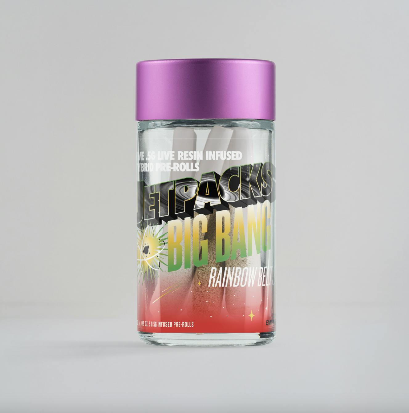 Jetpacks | Rainbow Belts | Diamond Infused | 5pk | 2.5g