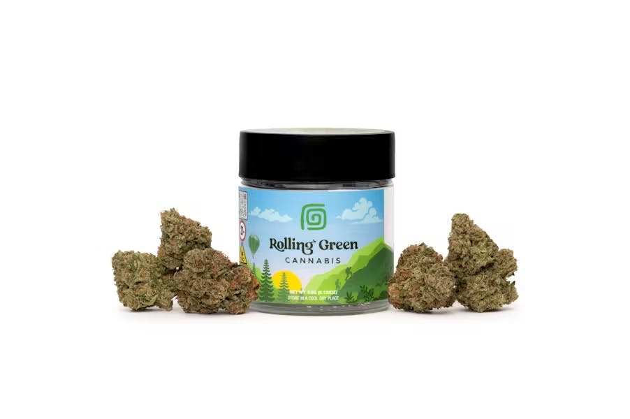 ウランガラス トッポ・ジージョ アップルグリーン Rolling Green Rolling Green - Zoap Indica | 32% THC - Happy Times