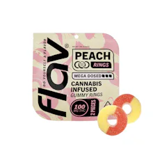 Flav - 100mg Gummies - Peach Rings 2-Pack
