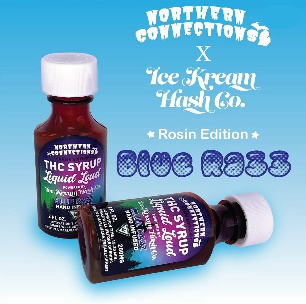 Liquid Loud *Rosin* Syrup Blue Razz by Ice Kream Hash Co. – Edibles at Gatsby Cannabis
