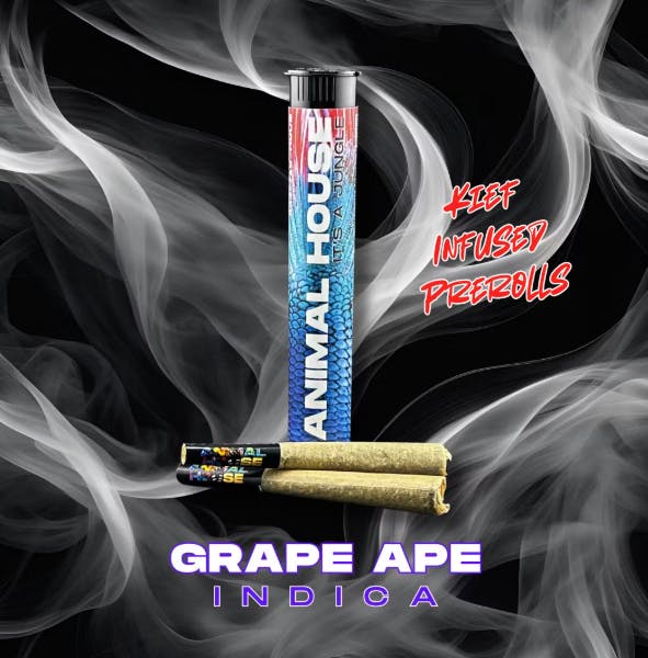 Animal House Grape Ape Pre Rolls 2 Pack