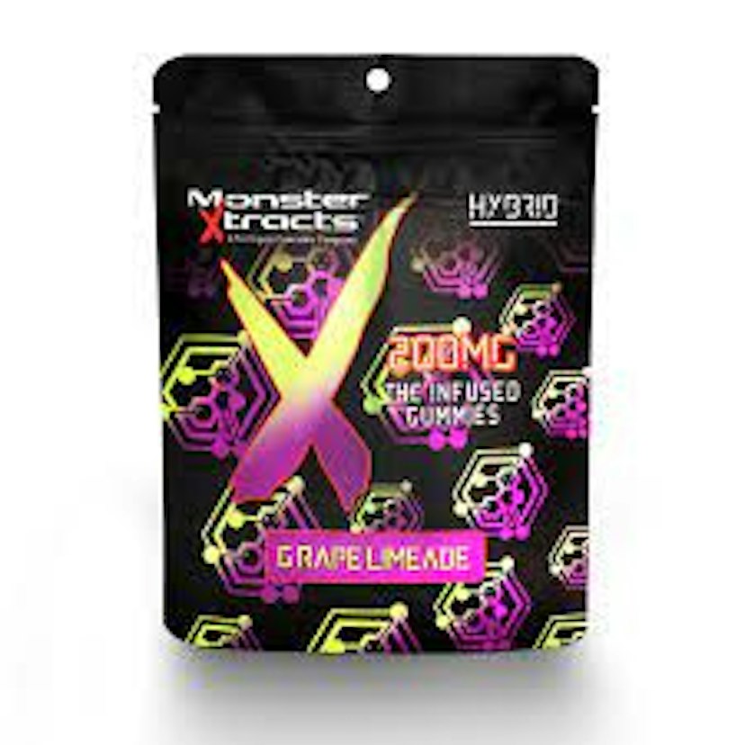 Monster Xtracts - Passion Fruit Gummies 200mg