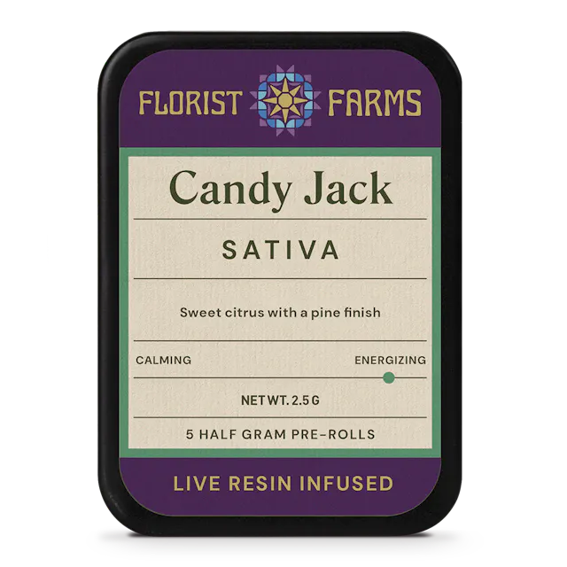 Florist Farms Florist Farms | Candy Jack - Live Resin Infused - joint 5pk