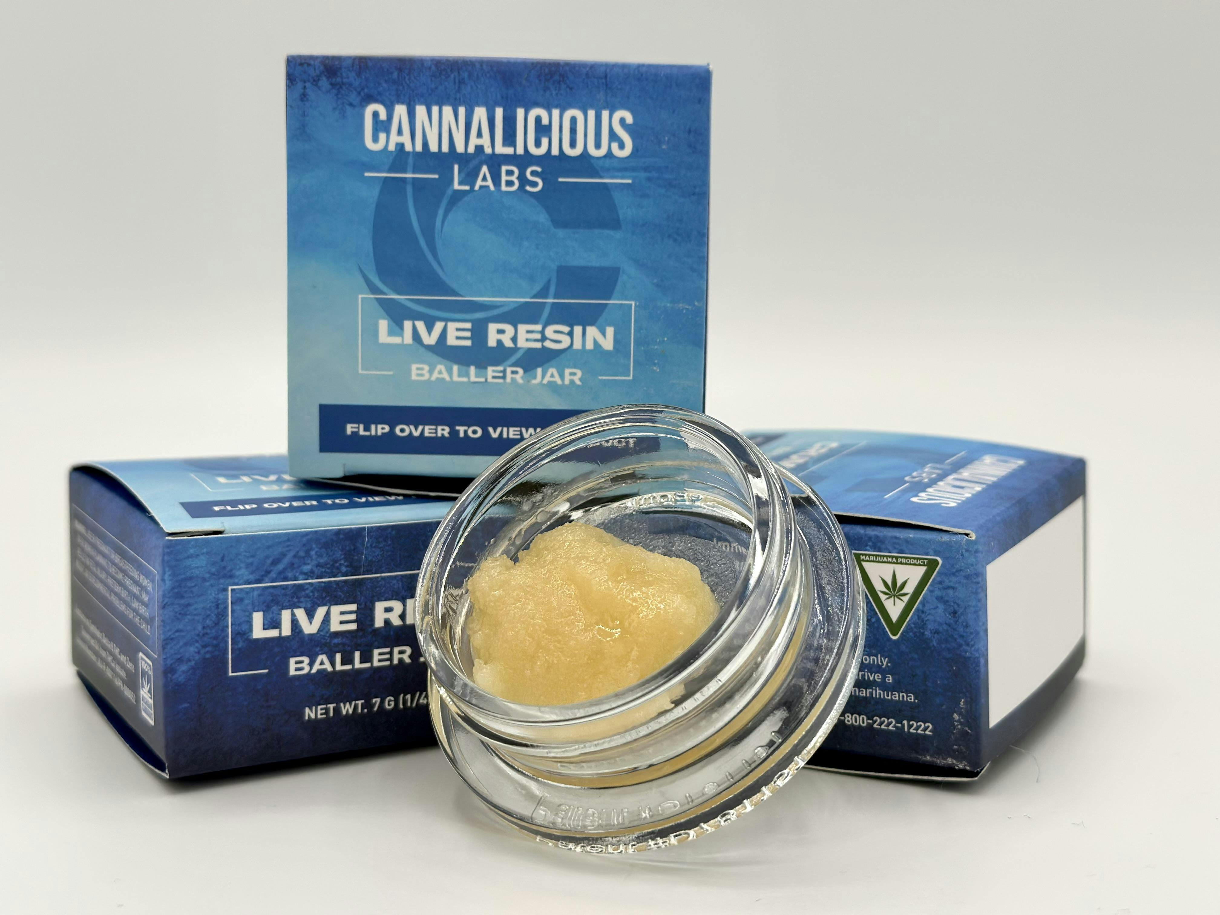 Cannalicious - 7g Live Resin Baller Jar - Paris OG