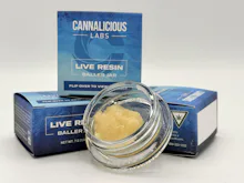 Cannalicious - 7g Live Resin Baller Jar - Lemon Berry Burst - CONCENTRATES by Cannalicious Labs at King of Budz