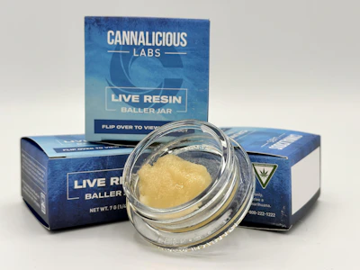 Cannalicious - 7g Live Resin Baller Jar - Paris OG - CONCENTRATES by Cannalicious Labs at King of Budz