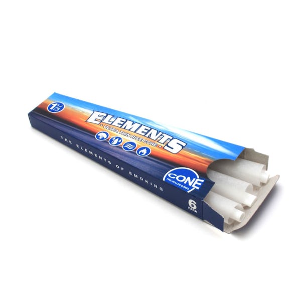 Product: Elements | 1 1/4 Ultra Thin Rice Cones | 6 Pack*