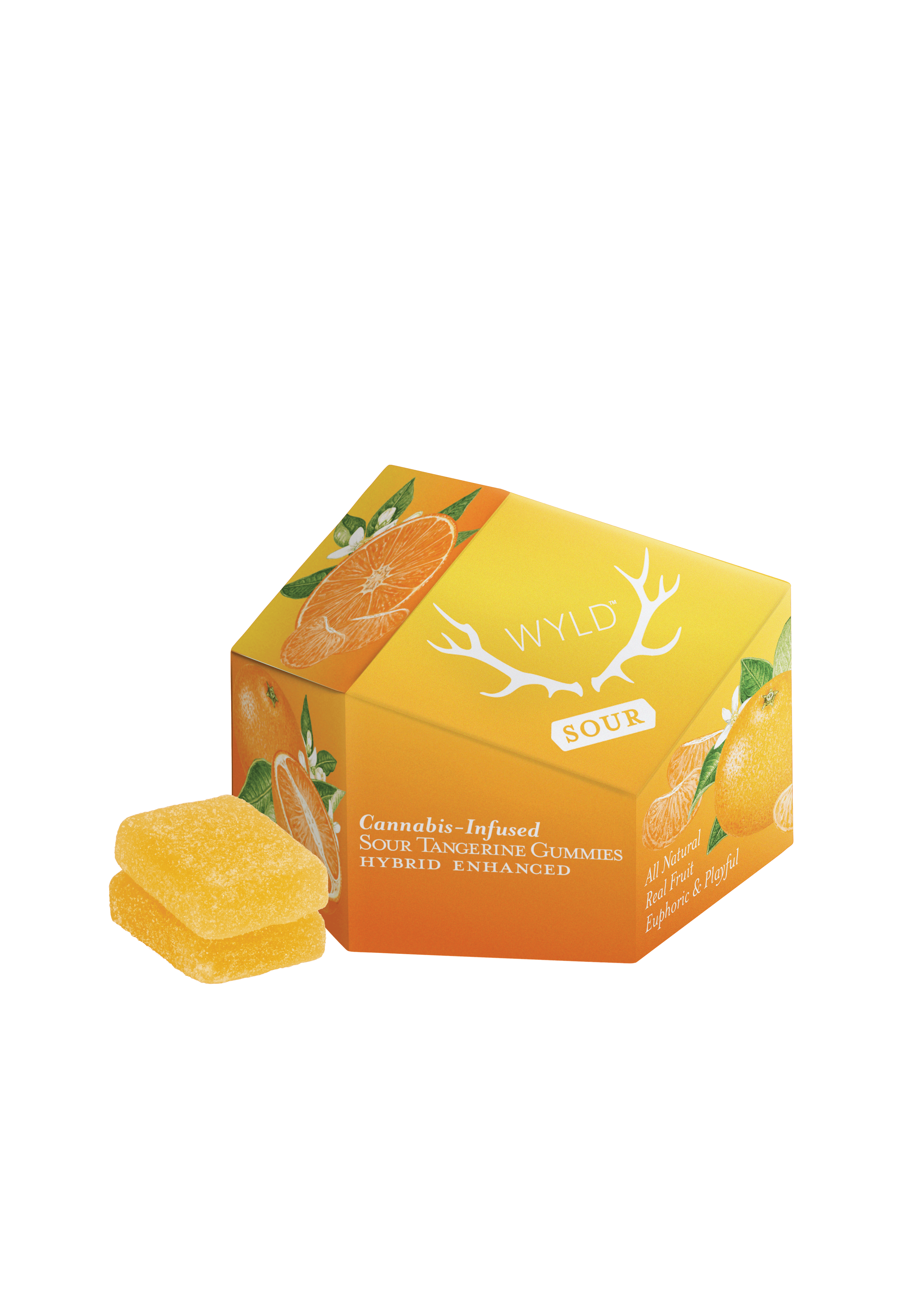 Wyld | 100mg Gummy | Sour Tangerine (Hybrid)