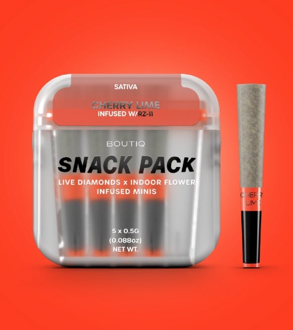 Boutiq | Cherry Lime x RZ-11 | Snack Pack Diamond Infused | 5pk | 2.5g