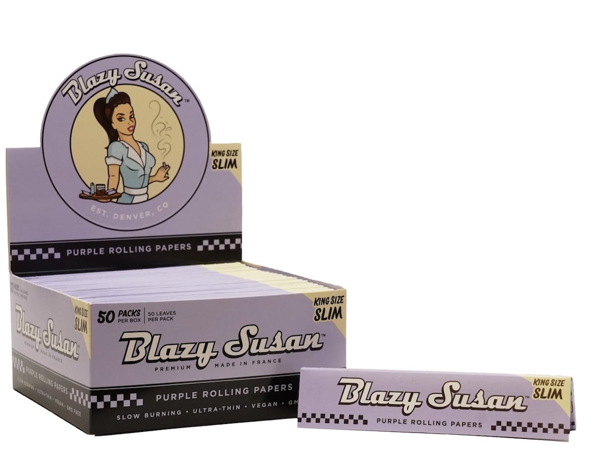 Photo of Blazy Susan Purple King Size Slim Papers