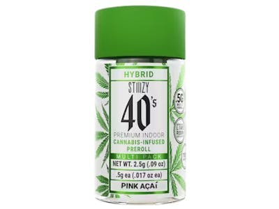 Stiiizy - Infused Preroll 40s 4pk - Orange Sunset (S) (2.0g)