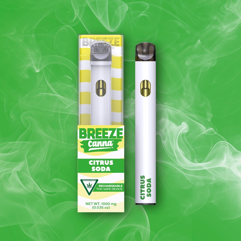 Citrus Soda - Classic 1g PLUS Vape Device — BREEZE Canna
