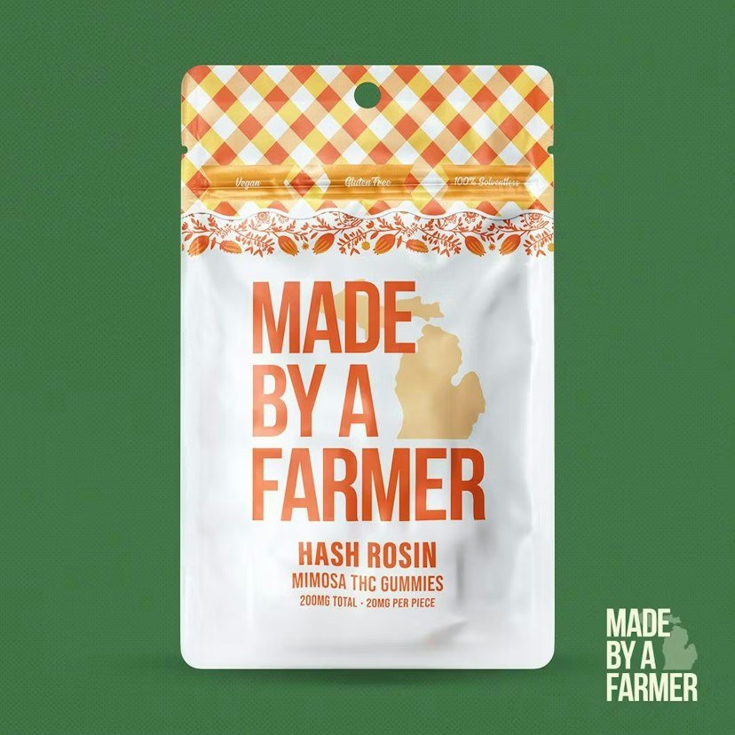 MADE BY A FARMER | 2PK 200MG HASH ROSIN GUMMIES | MIMOSA