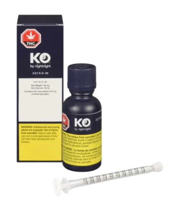 Nightnight - 3:2:1 CBD:CBN:THC K.O Oil - Indica - 30ml | Inspired