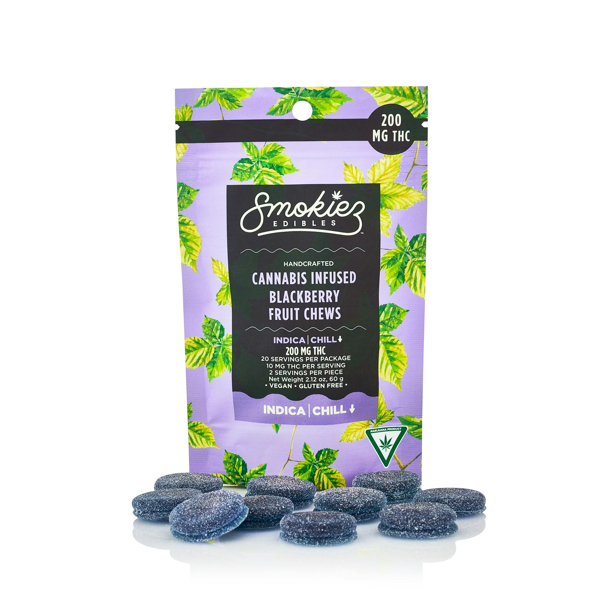 Smokiez - 200mg Gummies - Sweet Blackberry
