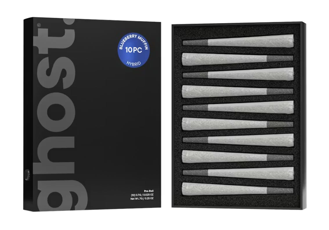 Product Prerolls | Blueberry Muffin (I) 10pk (7g Total) | Ghost.
