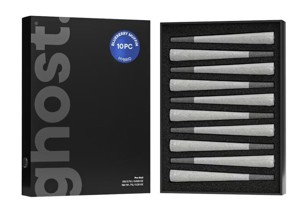 Product Prerolls | Blueberry Muffin (I) 10pk (7g Total) | Ghost.