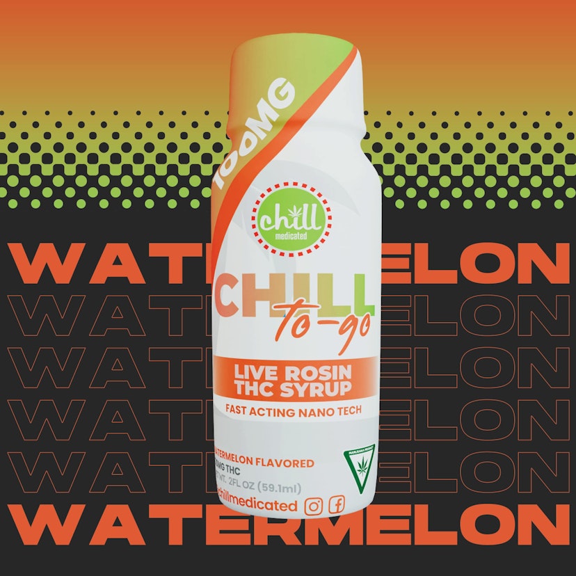 Chill Medicated - Watermelon To-Go 100mg Live Rosin THC Syrup