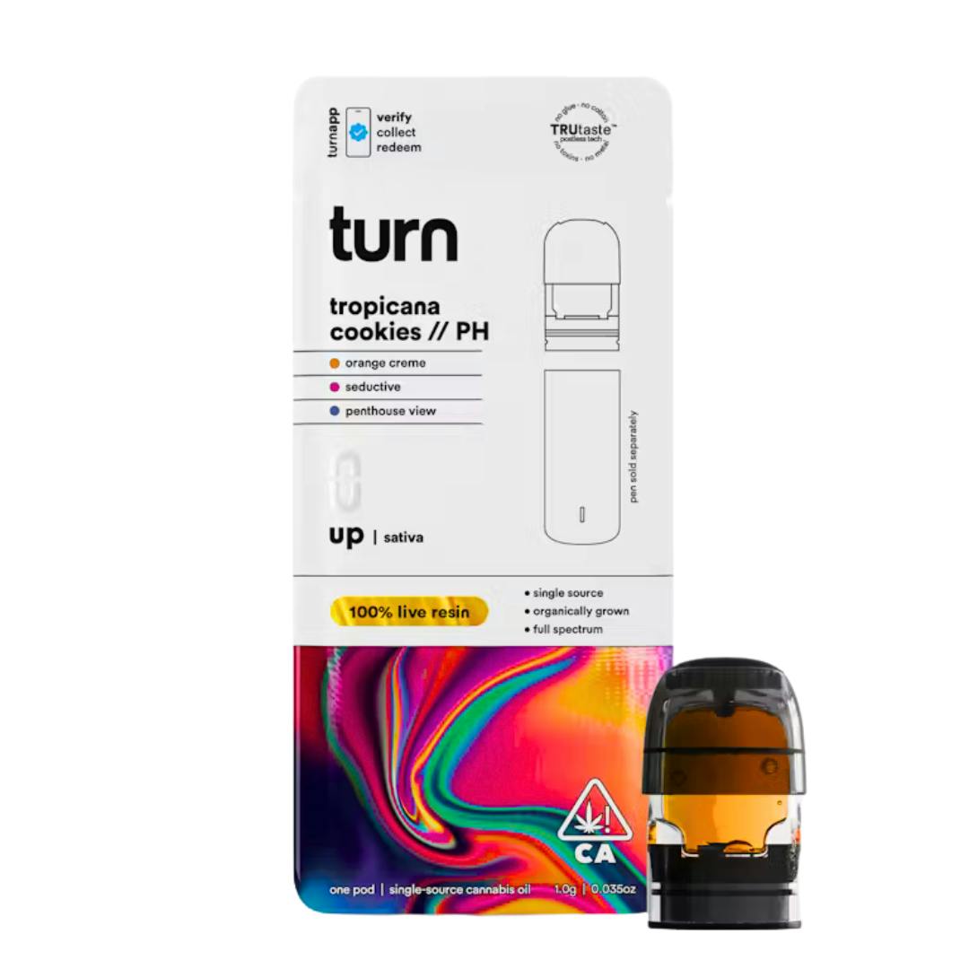 TROPICANA COOKIES LIVE RESIN TURN UP POD