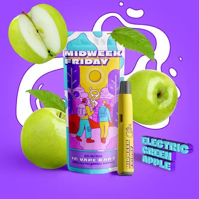 Electric Green Apple Disposable 1g