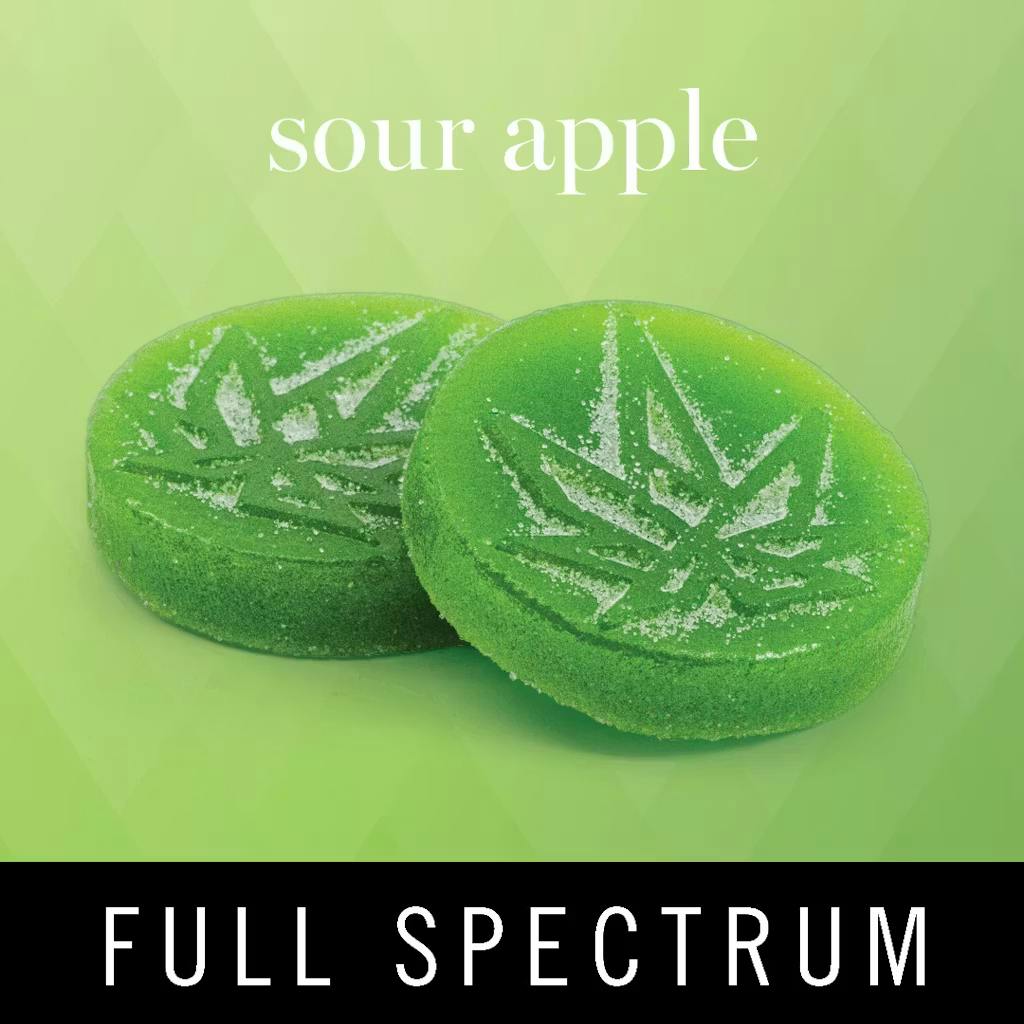 Levitate - 100mg Full Spectrum Gummies - Sour Apple