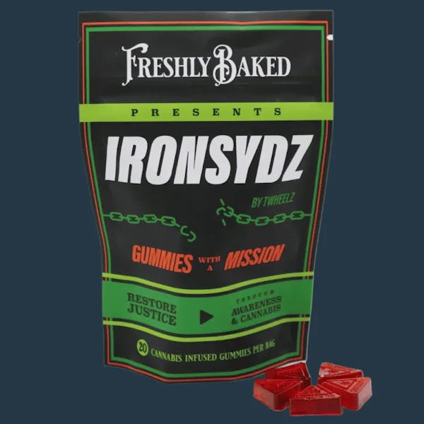 Uptown Berry Twist Gummies (I) - 100mg (2.5mg CBN) 20pk w/ Top Gun Live Resin -  Freshly Baked